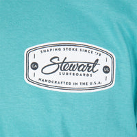 STEWART CRAFTSMAN S/S T-SHIRT- Seafoam 
