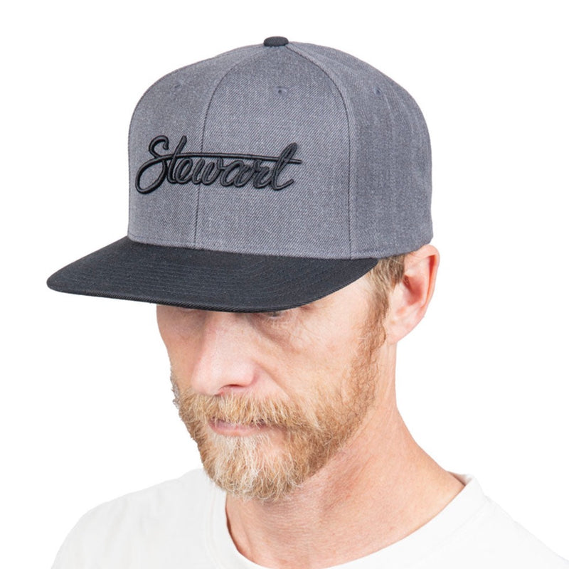 STEWART SCRIPT FLATBILL WOOL HAT