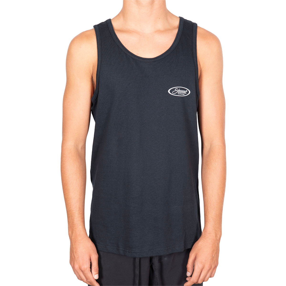 STEWART SURF OVAL TANK TOP- Black