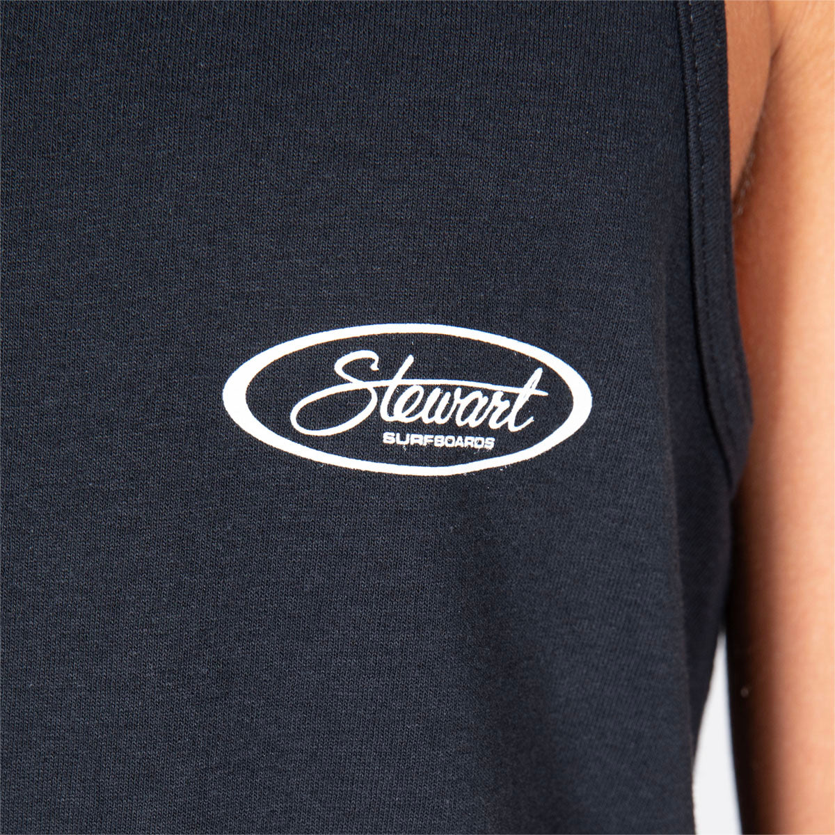 STEWART SURF OVAL TANK TOP- Black