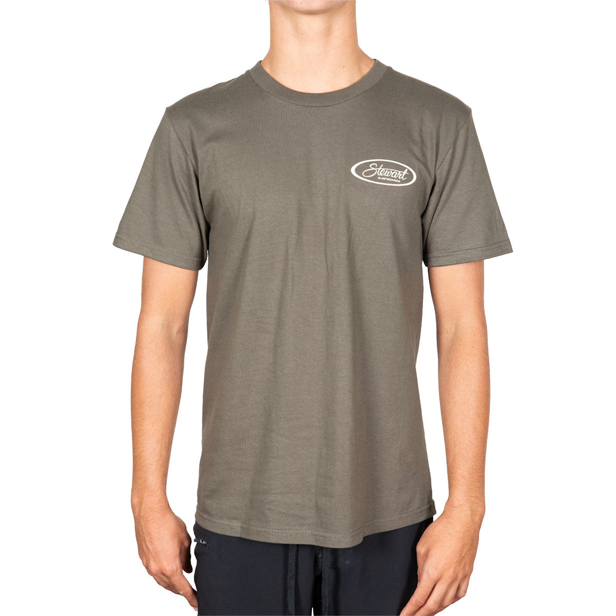 STEWART SURF OVAL S/S T-SHIRT- olive