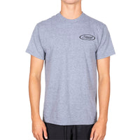 STEWART SURF OVAL S/S T-SHIRT-GRAPHITE HEATHER