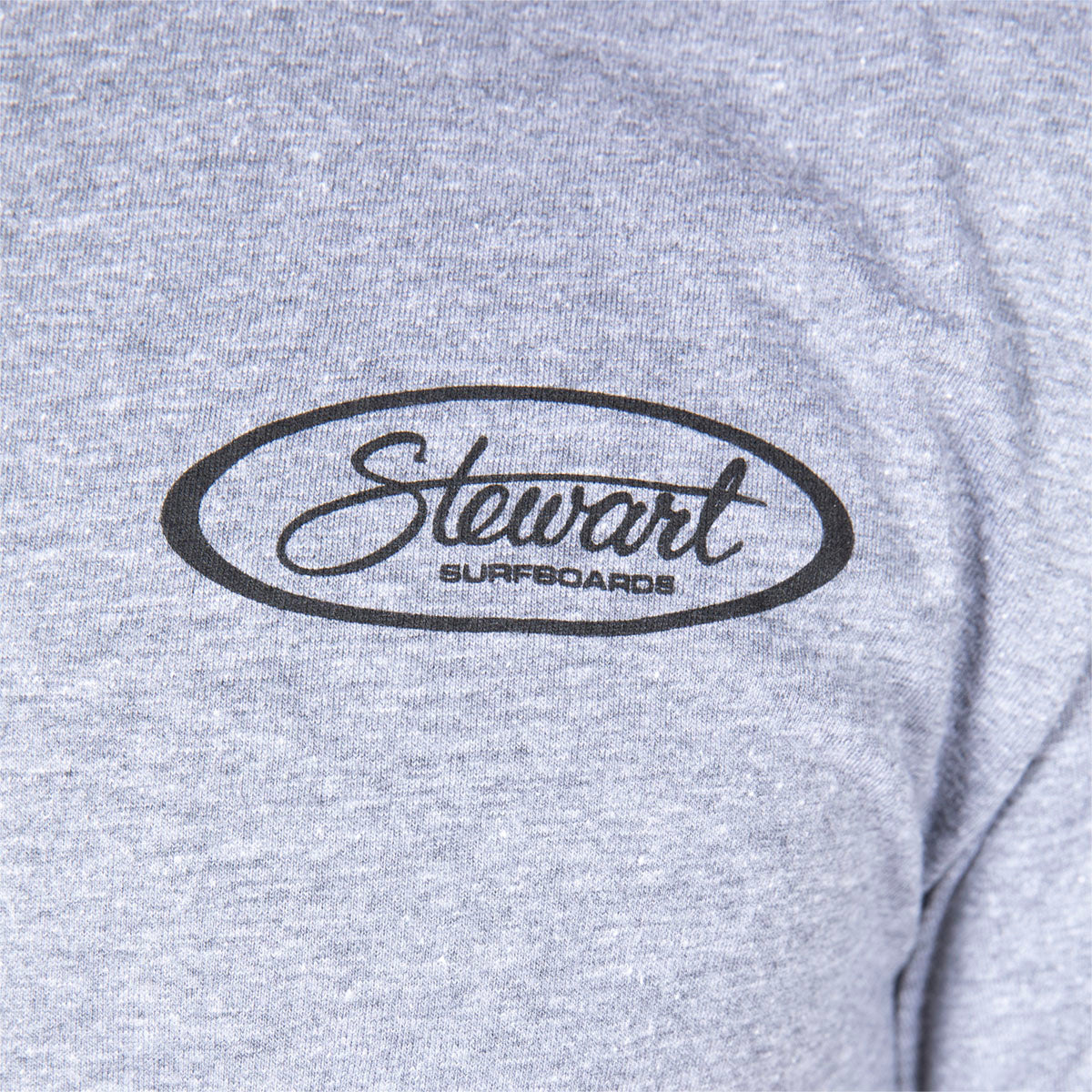 STEWART SURF OVAL S/S T-SHIRT-GRAPHITE HEATHER