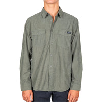 STEWART MEN'S TAZI L/S BUTTON-UP SHIRT- Olive