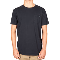 STEWART PIGMENT DYED S/S TEE- Black