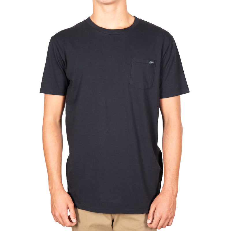 STEWART PIGMENT DYED S/S TEE- Black