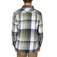 STEWART MAN HEAVY FLANNEL SHIRT-LT Olive