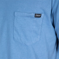 STEWART PIGMENT DYED S/S TEE- Blue