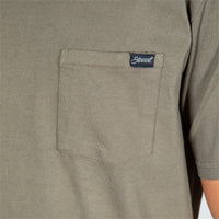 STEWART PIGMENT DYED S/S TEE- Army Olive