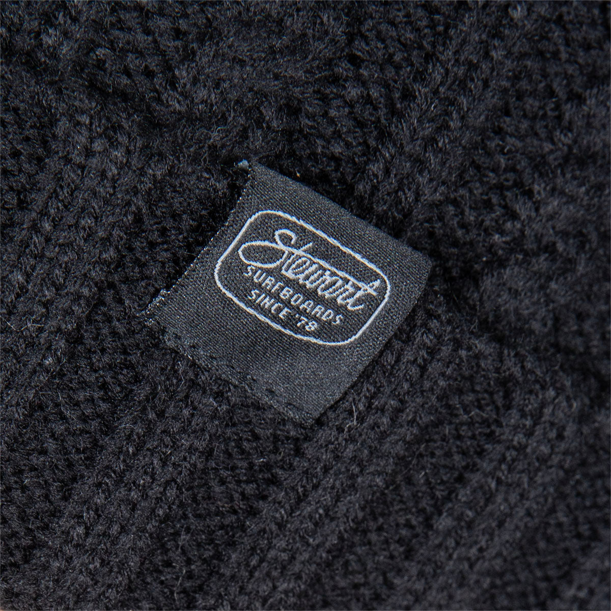 STEWART BROOKE BEANIE- Black