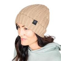 STEWART BROOKE BEANIE- Khaki