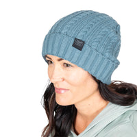 STEWART BROOKE BEANIE- Slate