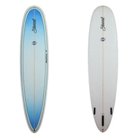 Stewart 9'0" Redline 11 Longboard with blue fade and black pin lines on deck (9'0", 24 1/2", 3 1/4") B#128173