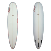 Stewart 9'0" Redline 11 Longboard with grey rails on deck and grey fade on bottom (9'0", 24 1/2", 3 1/4") B#128175