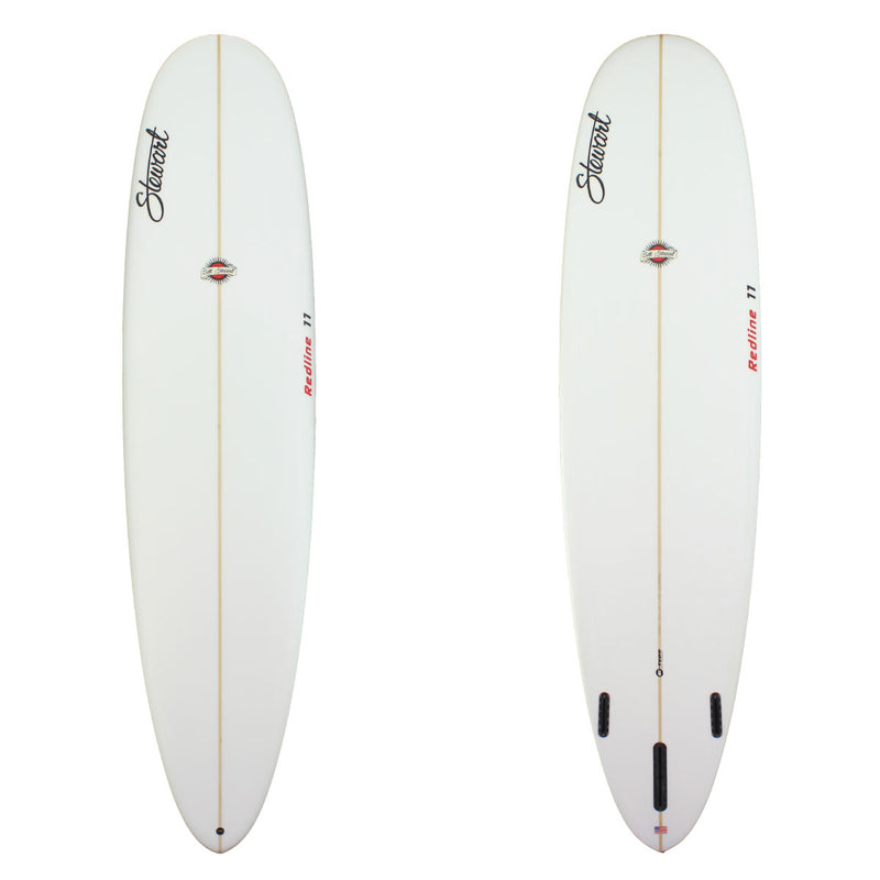 Stewart 9'0" Redline 11 Longboard (9'0", 24", 3 3/8") B#127706 clear top and bottom