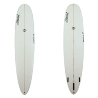 stewart redline 11 longboard clear with black logos