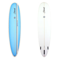 Stewart Redline 9'0" Redline 11 (9'0", 23 1/2", 3 1/4") B#128419 with blue panels and a black pinline on the deck 