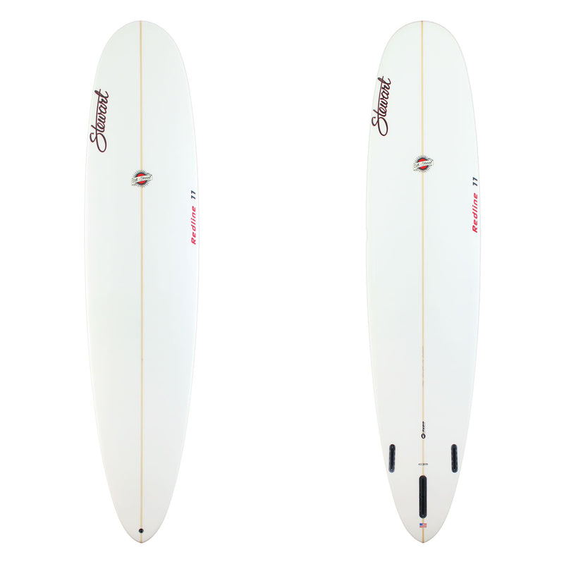 Stewart Surfboards 9'0" Redline 11 (9'0", 23 3/4", 3 1/8") B#129406 clear and sanded only