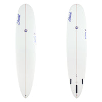 Stewart Longboard 9'0" Redline 11 (9'0", 24", 3 1/2") B#129595 clear and sanded only with blue logos