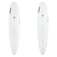 Stewart Longboard 9'0" Redline 11 (9'0", 23 1/2", 3 1/4") B#129702 clear and sanded only with blue logos