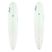 Stewart Longboard 9'0" Redline 11 (9'0", 23", 3 1/4") B#129756 clear and sanded only with blue logos