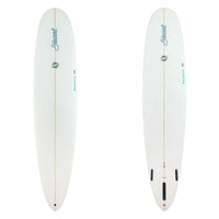 Stewart Longboard 9'0" Redline 11 (9'0", 23 1/2", 3 1/8") B#129852 clear and sanded only with light blue logos
