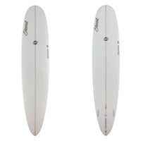 Stewart Longboard 9'0" Redline 11 (9'0", 23 1/2", 3") B#129987 Clear with gold logos