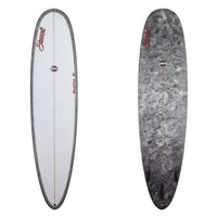 deck and bottom view of stewart redline 11 with grey resin swirl on bottom