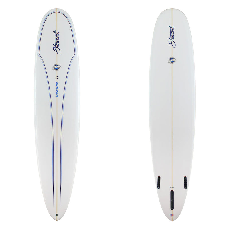 9'0" Redline 11 (9'0", 23 3/4", 3 1/8") B#128830 gloss finish with black and blue pinlines 