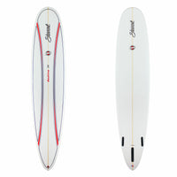 Stewart redline 11 with red pinlines on deck and a clear bottom 