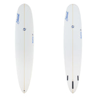Stewart redline 11 poly longboard clear blue logos