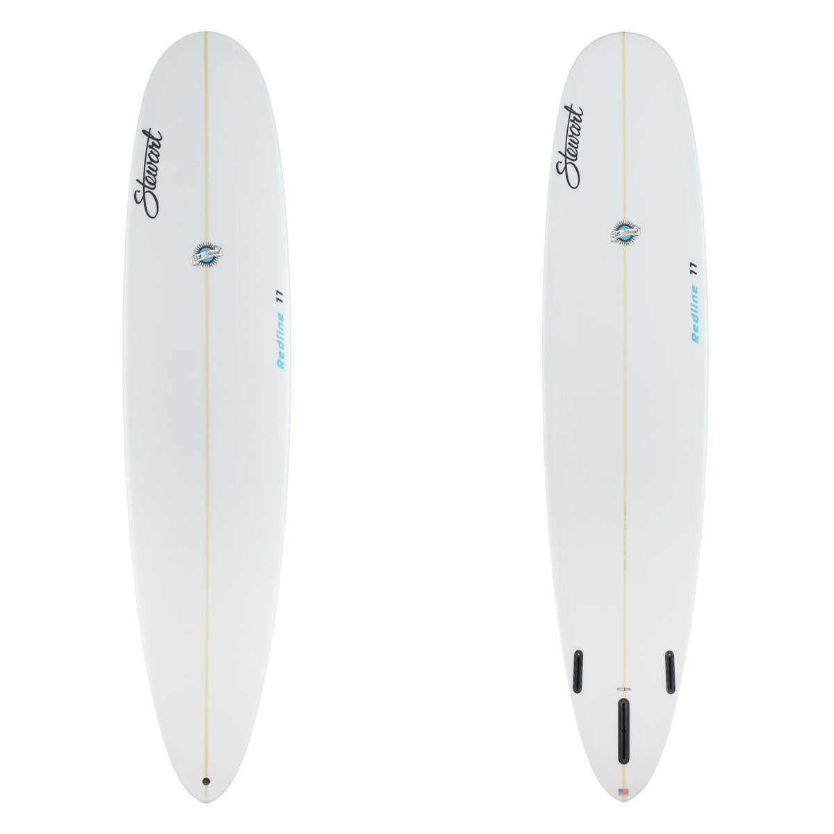 Stewart Longboard 9'0" Redline 11 (9'0", 23 3/4", 3 1/4") B#129098 clear and sanded only