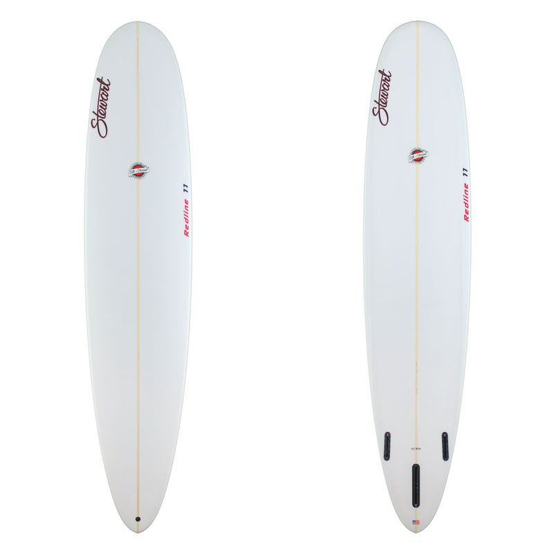 Stewart Longboard 9'0" Redline 11 (9'0", 23", 3") B#129228 clear and sand only