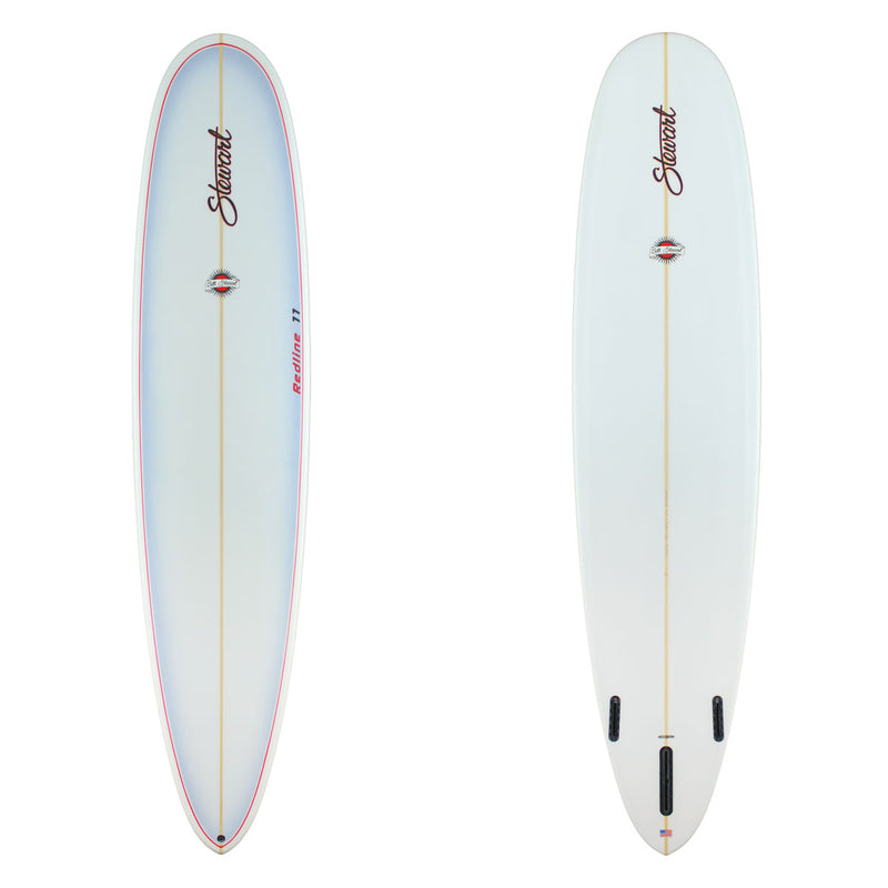Stewart Longboard 9'0" Redline 11 (9'0", 23 1/2", 3 1/4") B#129698 with a grey fade panel on the deck 