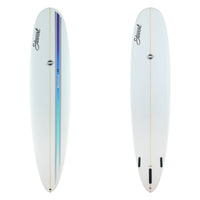 Stewart Longboard 9'0" Redline 11 (9'0", 23 3/4", 3 1/2") B#129749 with a dark blue racing strip on the deck
