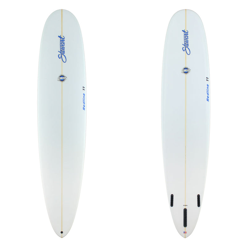 Stewart Longboard 9'0" Redline 11 (9'0", 23 1/4", 3 1/4") B#129785 clear and sanded only