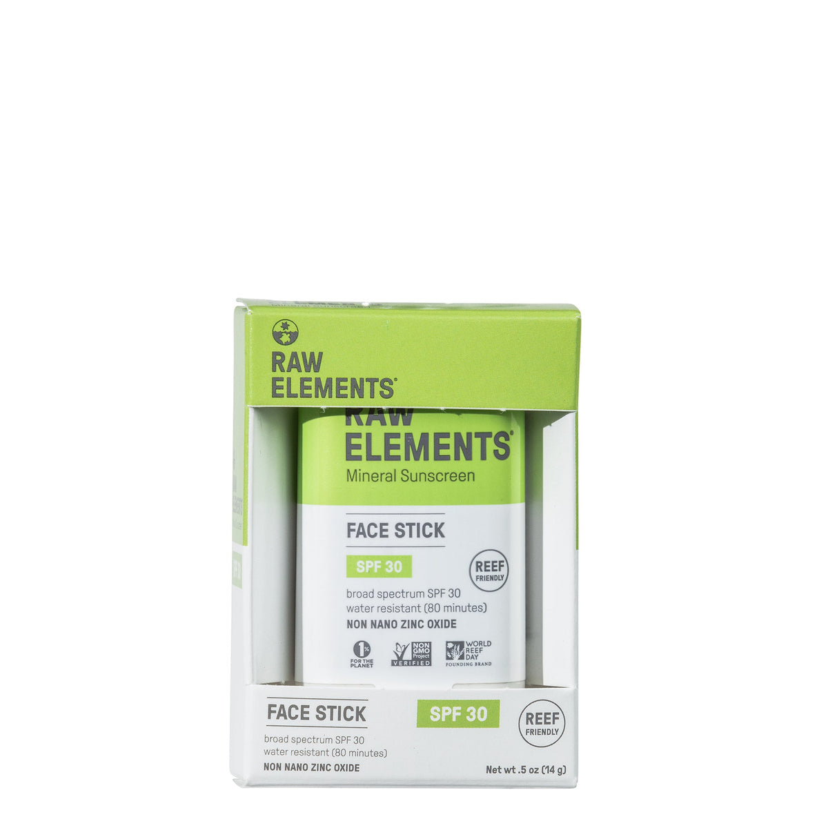 RAW ELEMENTS ECO FACE STICK SPF 30+