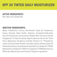 RAW ELEMENTS TINTED DAILY FACE MOISTURIZER SPF 30