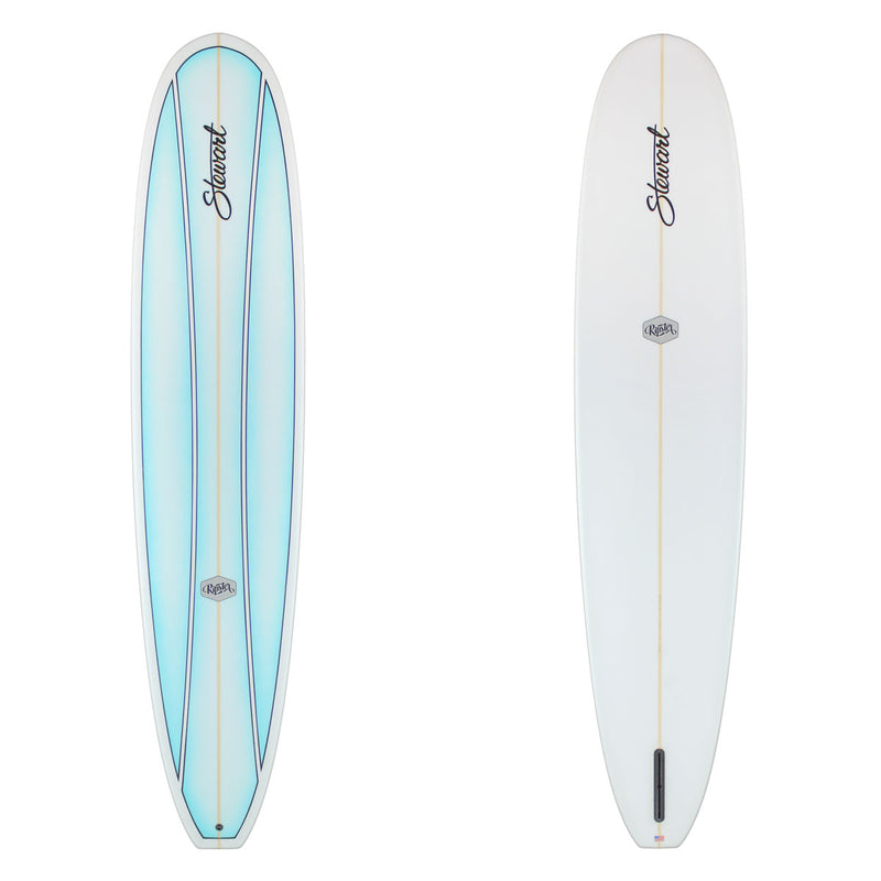 https://admin.shopify.com/store/stewart-surfboards/products/7388116385889 Light blue deck with three panels seperated y black pinlines