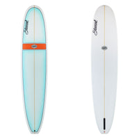 9'4" Ripster (9'4", 23 3/4", 3 1/4") B#129761 baby blue deck trim with orange logo stripe