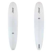Stewart Longboard 9'4" Ripster (9'4", 23 3/4", 3 1/4") B#129965 clear and sanded only with black logos
