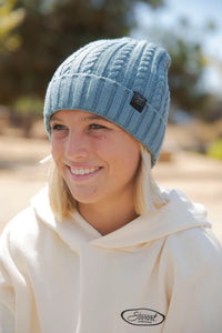 STEWART BROOKE BEANIE- slate