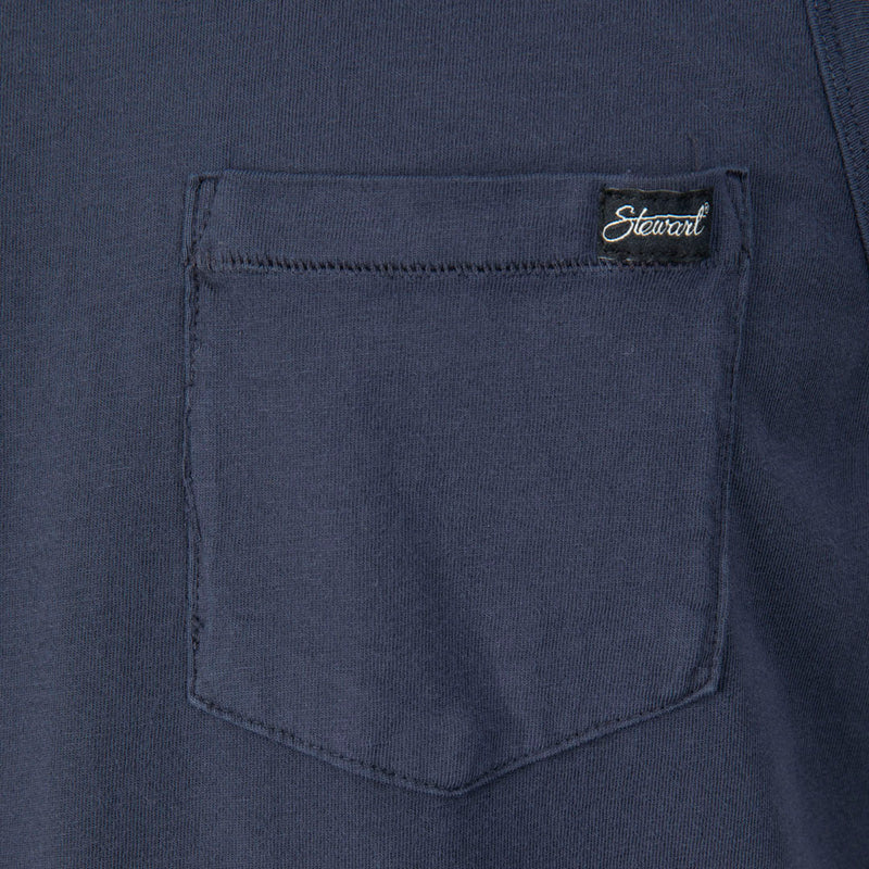 STEWART PIGMENT DYED POCKET TANK TOP
