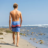 STEWART MEN'S HIGHLINE BOARDSHORTS BLUE/RED