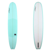 Stewart Longboard 9'4" Tipster (9'4", 23 1/2", 3 1/8") B#129260 with light blue resin tint on rail and deck