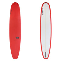 Stewart Longboard 9'2" Tipster (9'2", 23", 3") B#129635 with a red resin tint on the deck and rails