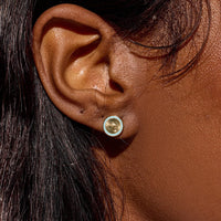 PURA VIDA TIDAL STUD GOLD EARRINGS