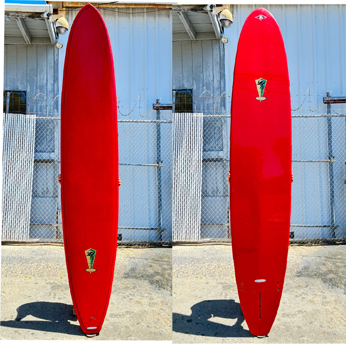 USED Mickey Munoz Glide Surftech 10'6" 24" 3 1/2" Tuflite in red