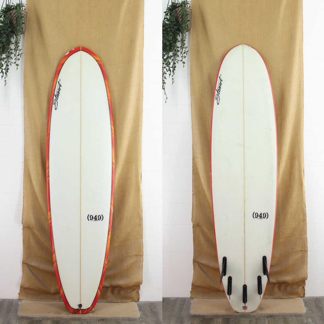 USED Stewart 949 7'0" 22" 2 3/4" Poly with red rails