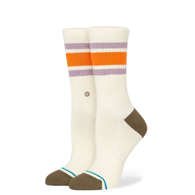 STANCE BOYD  CASUAL WOMEN'S CREW SOCK OLIVE